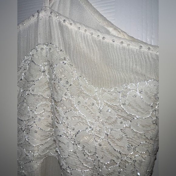 💎 100% Silk INC Lace Cream Camisole - Picture 9 of 12